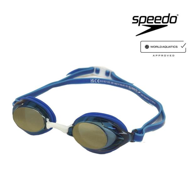 スピード SPEEDO 水泳 レーシングゴーグル ジュニア ヴァンクイッシャー3.0 ミラーレンズ ...