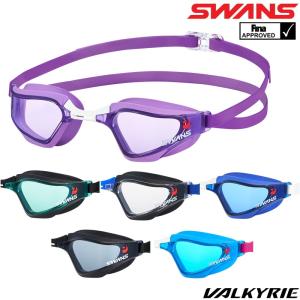 スワンズ SWANS 水泳 レーシングゴーグル ヴァルキリー クリアレンズ クッション付き fina承認 競泳 VALKYRIE SR-72NPAFAB｜hikarisp