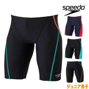 スピード SPEEDO 競泳水着 ジュニア男子 練習用 プッシュアップターンズジャマー ENDURANCE ECO 競泳練習水着 STB62301｜hikarisp