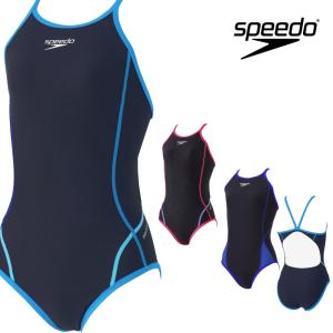speedo（スピード） 競泳水着 ジュニア女子 練習用 プッシュアップ