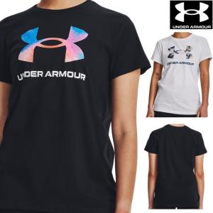 アンダーアーマー UNDER ARMOUR UAライブ スポーツスタイル グラフィック ショートスリーブTシャツ レディース 女性 スポーツアパレル トレーニング U1356305｜hikarisp