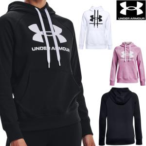 アンダーアーマー UNDER ARMOUR UAライバルフリース フーディー ロゴ パーカー レディース 女性 トレーニング スポーツアパレル U1356318｜hikarisp