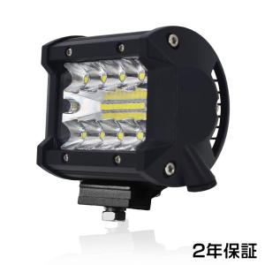 led作業灯 ワークライト 60W 8Vから60V 集光＆投光両立 5800LM 12V 24V 投光器 看板灯 トラック 路肩灯 バックライト 防水 1個｜hikaritrading1