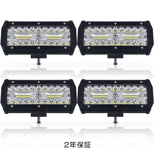 ＼店長推薦／ led作業灯 ワークライト 120W トラック用 路肩灯 13500LM 前照灯 バッ...