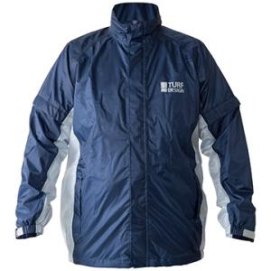朝日ゴルフ  TURF DESIGN レインジャケット ネイビー L TDRW-1674J