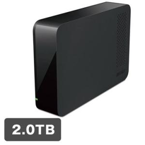 BUFFALO USB3.1(Gen1)/USB3.0用 外付けHDD 2TB ブラック HD-NRLC2.0-B
