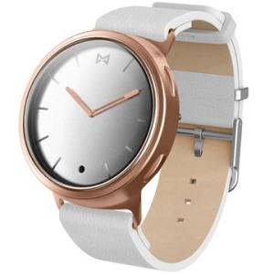 MISFIT スマートウォッチ PHASE ローズアルミ/ホワイトレザーストラップ 【日本正規代理店品】 MIS5003
