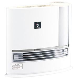 SHARP 加湿セラミックファンヒーター プラズマクラスター搭載 アイボリーホワイト HX-H120-W
