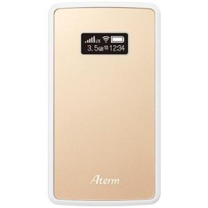 NEC Aterm MP02LN CW Wi-Fi モバイルルーター シャンパンゴールド [SIMフ...