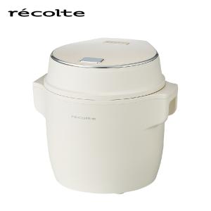 recolte コンパクトライスクッカー ホワイト RCR-1