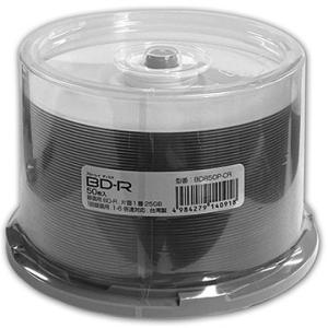 HIDISC BDR50P-CR BD-R 1回録画用6倍速 25GB