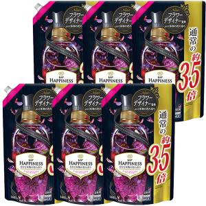 P&amp;G レノアハピネス 柔軟剤 ヴェルベットフローラル＆ブロッサム つめかえ 超特大 1485mL×6袋