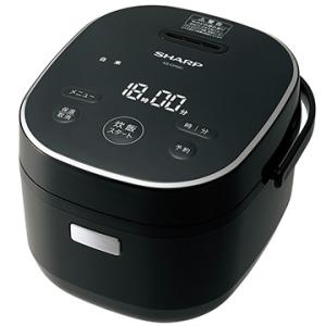 SHARP マイコン炊飯器 黒厚釜 3合炊き ブラック系 KS-CF05C-B