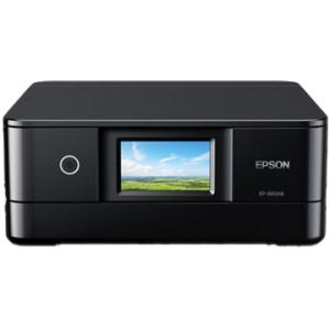 EPSON A4カラーインクジェット複合機/Colorio/6色/無線LAN/Wi-Fi Direct/両面/4.3型ワイドタッチパネル/ブラック EP-883AB