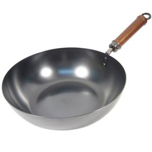 東急ハンズ ■オリジナル　から焼不要　鉄炒め鍋28cm　IH対応