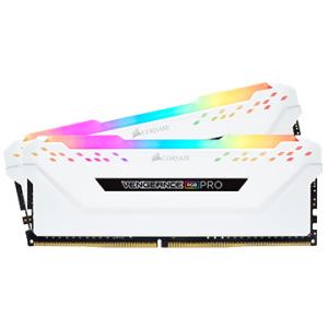 Corsair VENGEANCE RGB PRO 16GB (2x8GB) DDR4 DRAM 3200MHz C16 メモリキット ホワイト CMW16GX4M2C3200C16W｜hikaritv