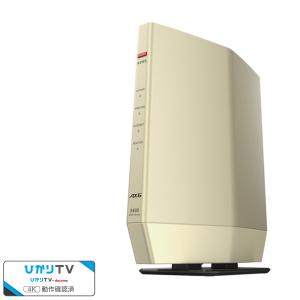 無線LAN親機 WiFiルーター 11ax/ac/n/a/g/b 4803+573Mbps WiFi6/Ipv6対応 シャンパンゴールド【ひかりTV/ひかりTV for docomo動作確認済】 WSR-5400AX6S/DCG