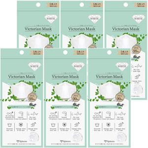 サムライワークス VictorianMask ヴィクトリアンマスク ミント  ケース販売 5枚入り6袋セット sw-mask-158-kb6