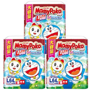 MamyPoko 【ケース販売】マミーポコパンツ L 44枚×4パック ドラえもん 