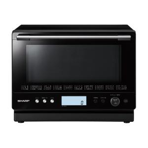 SHARP PLAINLY 過熱水蒸気オーブンレンジ 26L 2段調理 ブラック系 RE-WF261-B