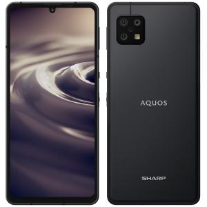 SHARP シャープ AQUOS sense6 ROM 128GB UFS 2.2／RAM 6GB LPDDR4X SIMフリースマホ  ブラック SH-M19BB