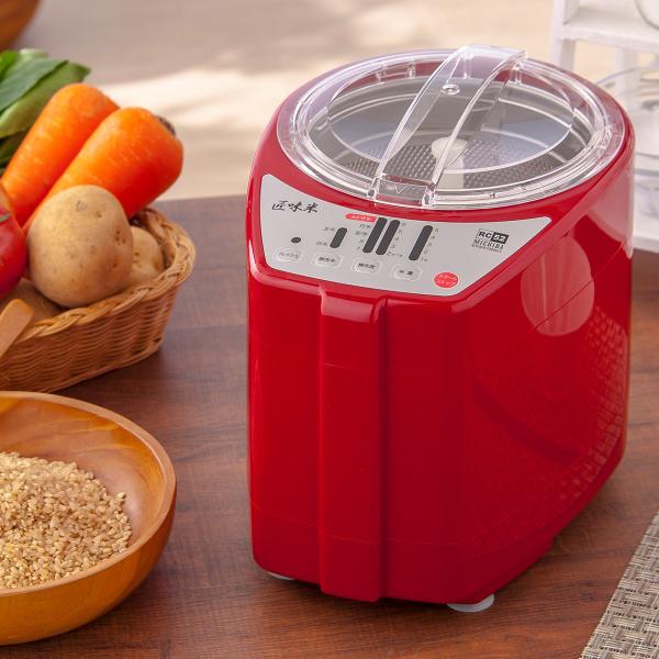山本電気 精米機 MICHIBA KITCHEN PRODUCT 匠味米 レッド MB-RC52R