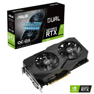 ASUS グラフィックカード NVIDIA RTX2060 12GB オーバークロック DUAL-RTX2060-O12G-EVO
