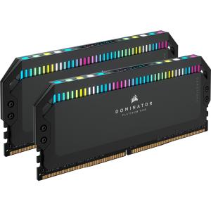 Corsair 内蔵メモリ DDR5 5600MHz 32GB UDIMM 36-36-36-76 DOMINATOR PLATINUM RGB Black RGB LED 1.25V CMT32GX5M2B5600C36
