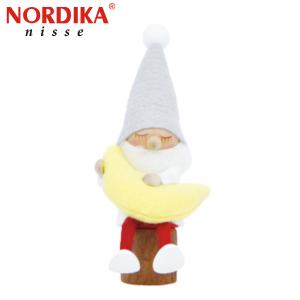 NORDIKA Nisse ノルディカ ニッセ クリスマス 木製人形 お座りねんねサンタ（月） サイレントナイト NRD120724｜hikaritv