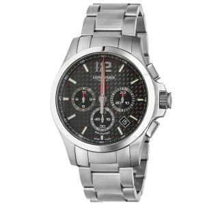 LONGINES  腕時計 メンズ コンクエストV.H.P ブラックカーボン SS SS L3.717.4.66.6