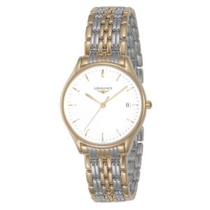 LONGINES  腕時計 レディース リール ホワイト SS SS L4.359.2.12.7