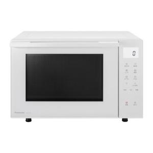 Panasonic パナソニック オーブンレンジ 23L フラットテーブル 蒸気センサー ホワイト NE-FS3A-W