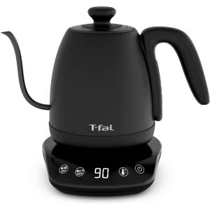 ティファール T-fal 電気ケトル 0.8L ドリップケトル カフェコントロール ブラック 温度設定 保温機能 KO9238JP｜hikaritv