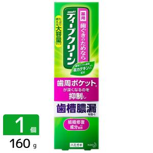 花王 ［在庫限り特価］ディープクリーン 薬用ハミガキ 160g 4901301284068｜hikaritv