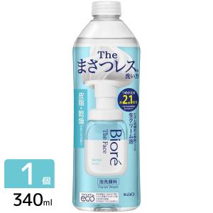 花王 ［在庫限り特価］ビオレ ザフェイス 泡洗顔料 モイスト つめかえ用 340ml 4901301408211｜hikaritv