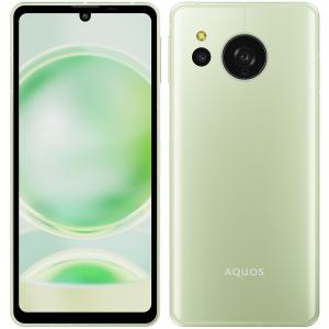 SHARP AQUOS sense8 ペールグリーン SIMフリースマホ SH-M26-G｜ひかりTVショッピングYahoo!店