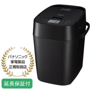 Panasonic 【5年保証付】パナソニック ホームベーカリー Bistro ビストロ ハーフ食パン/1斤 レシピブック付 マニュアル機能搭載 ブラック SD-MDX4-K｜hikaritv