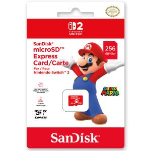 Sandisk ［Switch2］ SanDisk microSD Express Card 256GB for Nintendo Switch2 BEE-A-SD01A