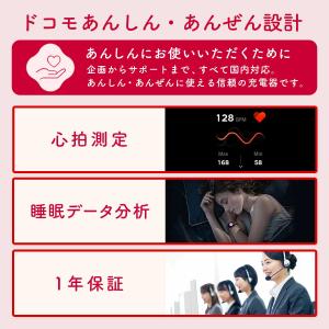ドコモ純正 スマートウォッチ01 本体(ブラッ...の詳細画像1