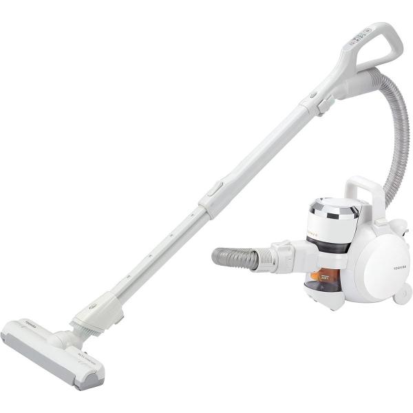 東芝 掃除機 コード式 サイクロン キャニスター お手入れ簡単 トルネオ ホワイト 自走式 ラクトル...