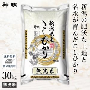 ○【最短当日出荷 送料無料】令和5年産 無洗米 新潟県産 コシヒカリ 30kg(5kg×6袋) 家計応援米 精米仕立て｜hikaritv