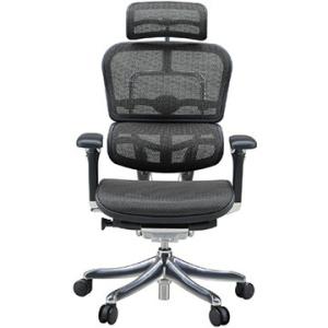 Ergohuman ■エルゴヒューマン オフィスチェア プロ ヘッドレスト メッシュブラック EHP-HAM BKKM11 083075