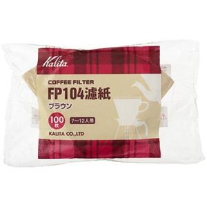 Kalita フィルター FP104濾紙 100枚入 ブラウン 17031｜hikaritv