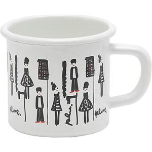 タマハシ ホーローマグカップ WT女の子男の子 MA-508