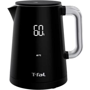 ティファール T-fal 電気ケトル 1.0L デジタルディスプレイ 温度調節 ディスプレイ コントロール 触れても熱くない 保温 ブラック KO8548JP｜hikaritv