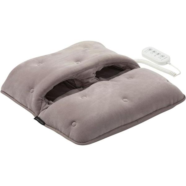 アテックス ルルド おやすみフットケア 電気足温器 ヒーター 振動 マッサージャー 足裏 AX-HX...