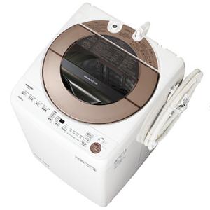 SHARP 全自動洗濯機(10kg) ブラウン系【大型商品（設置工事可）】 ES-GV10E-T