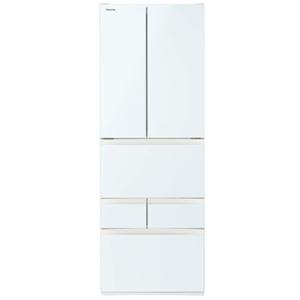 TOSHIBA FKシリーズ 6ドア冷蔵庫509L グランホワイト GR-S510FK-EW