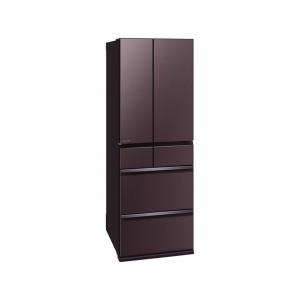 三菱電機 MZシリーズ 6ドア冷蔵庫540L 中だけひろびろ大容量 真ん中野菜室 フロストグレインブラウン MR-MZ54H-XT