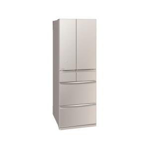 三菱電機 MRシリーズ 6ドア冷蔵庫503L 置けるスマート大容量 グレイングレージュ MR-MX50H-C